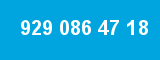929 086 47 18